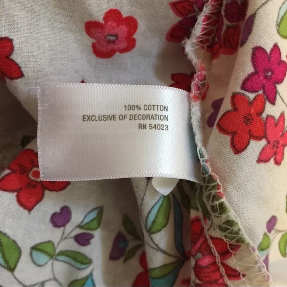 Old Navy Floral Shirt. Size Large. - Picture 5 of 5